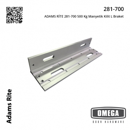 ADAMS RİTE 281-700 500 Kg Manyetik Kilit L Braket