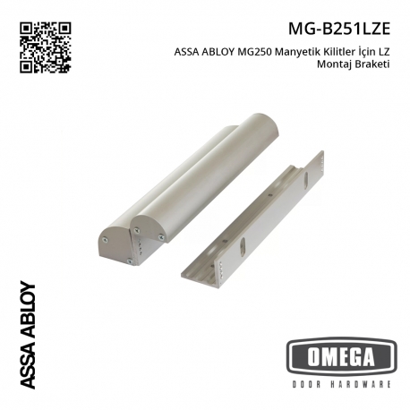 ASSA ABLOY MG250 Manyetik Kilitler İçin LZ Montaj Braketi
