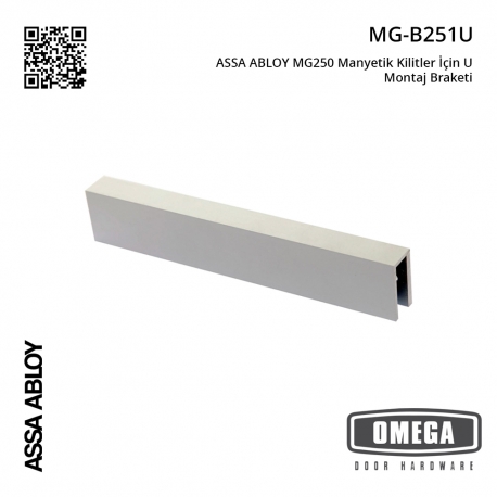 ASSA ABLOY MG250 Manyetik Kilitler İçin U Montaj Braketi