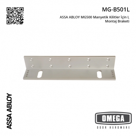 ASSA ABLOY MG500 Manyetik Kilitler İçin L Montaj Braketi