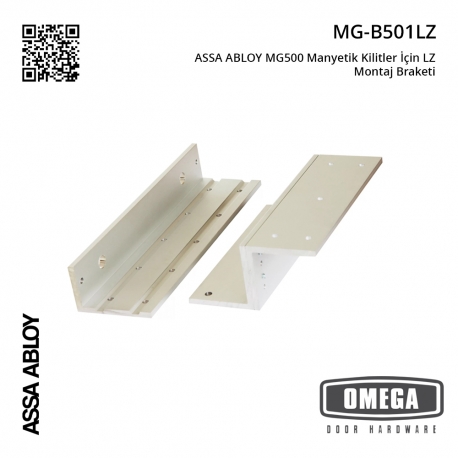 ASSA ABLOY MG500 Manyetik Kilitler İçin LZ Montaj Braketi