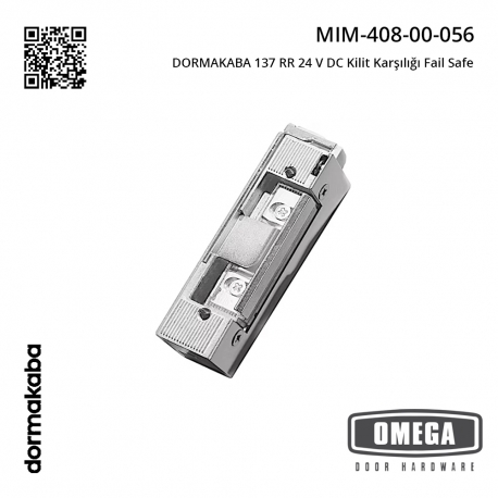 DORMAKABA 137 RR 24 V DC Kilit Karşılığı Fail Safe