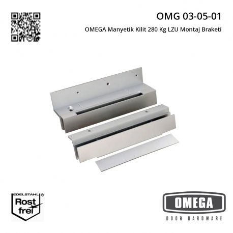 OMEGA Manyetik Kilit 280 Kg LZU Montaj Braketi