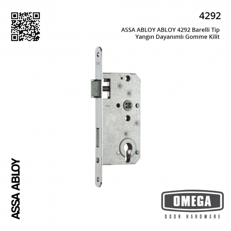ASSA ABLOY ABLOY 4292 Barelli Tip Yangın Dayanımlı Gömme Kilit