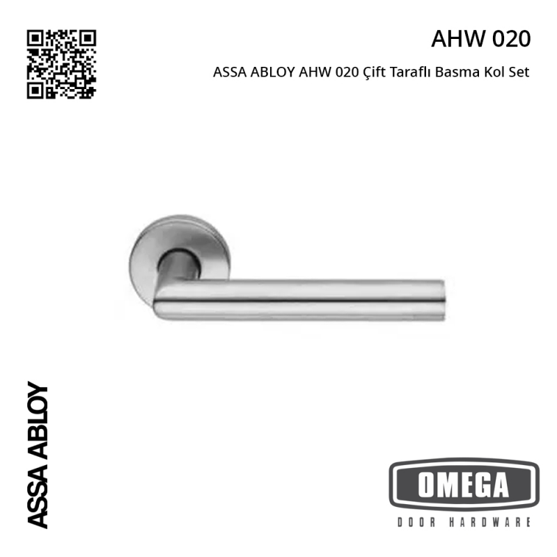 ASSA ABLOY AHW 020 Çift Taraflı Basma Kol Set