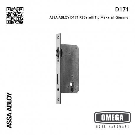 ASSA ABLOY D171 PZ Barelli Tip Makaralı Gömme
