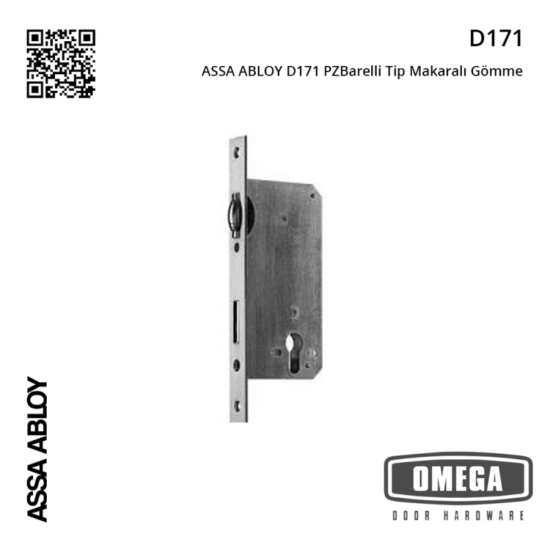 ASSA ABLOY D171 PZ Barelli Tip Makaralı Gömme