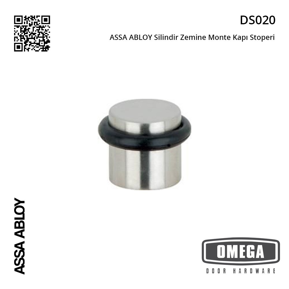 ASSA ABLOY DS020 Silindir Zemine Monte Kapı Stoperi