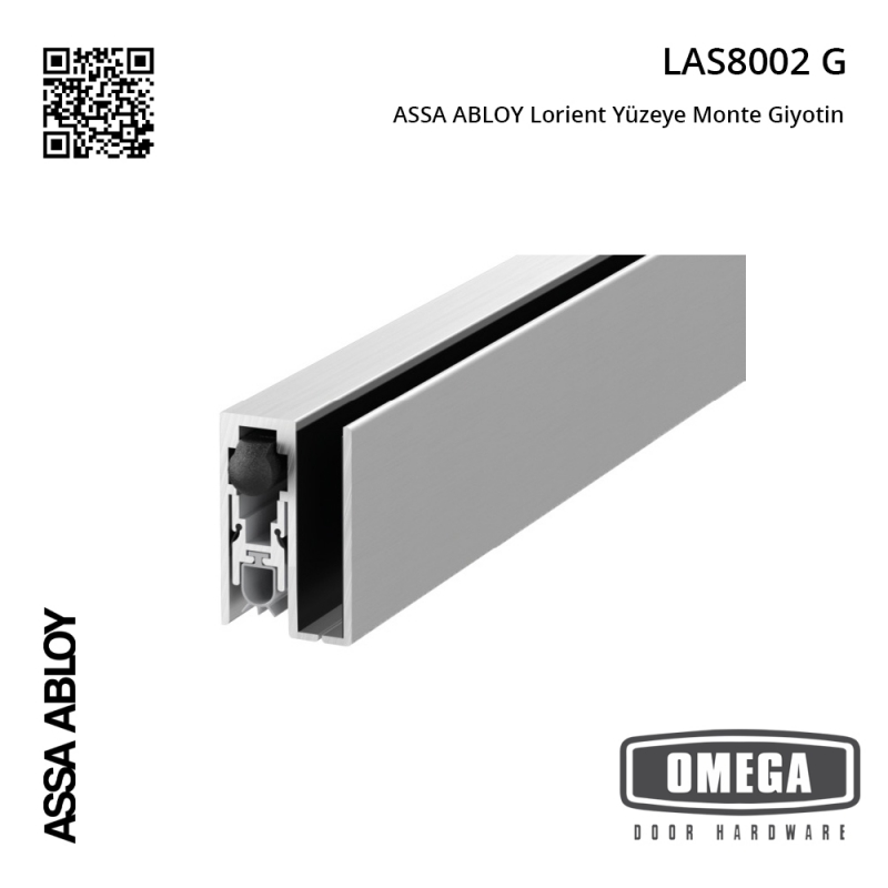ASSA ABLOY Lorient LAS8002 G Yüzeye Monte Giyotin