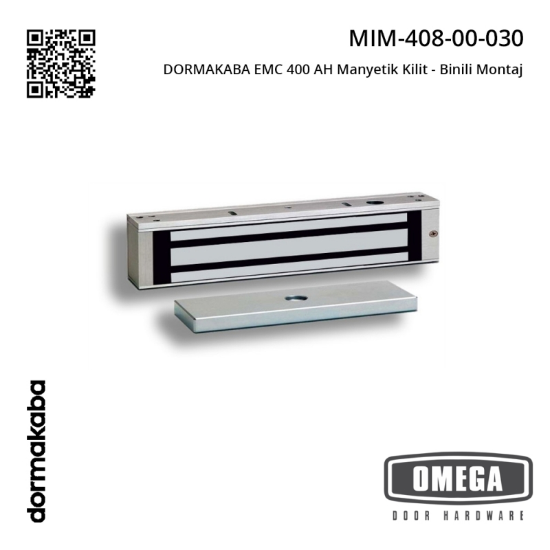 DORMAKABA EMC 400 AH Manyetik Kilit - Binili Montaj