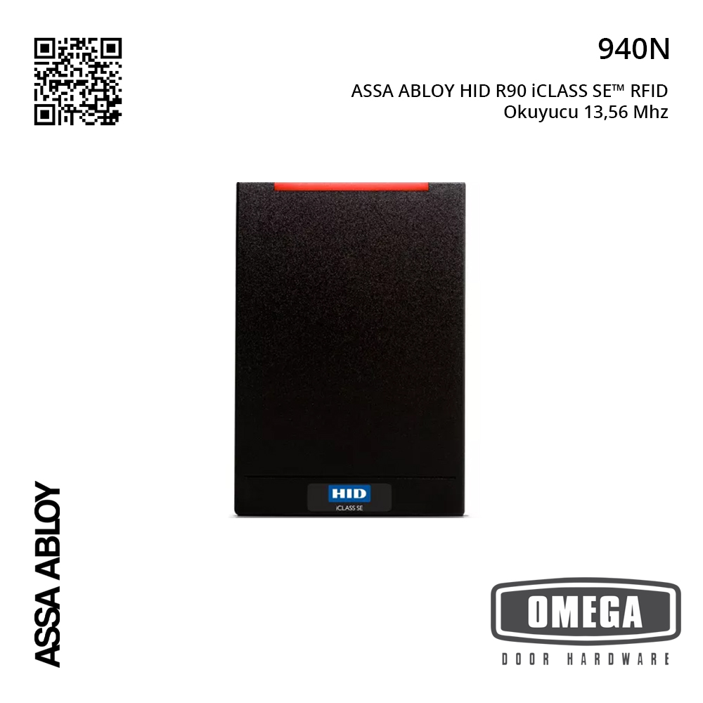 Iclass Se R90 ASSA ABLOY HID R90 iCLASS SE™ RFID Okuyucu 13,56 Mhz - Omega Door Hardware