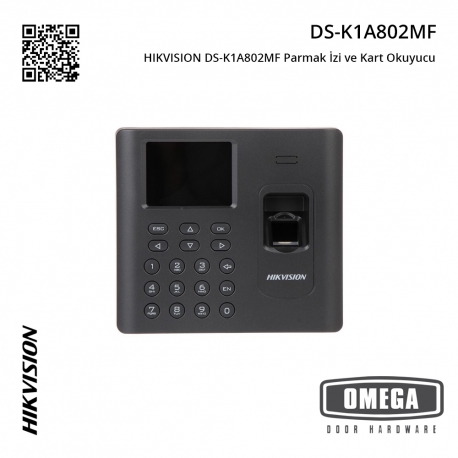 HIKVISION DS-K1A802MF Parmak İzi ve Kart Okuyucu