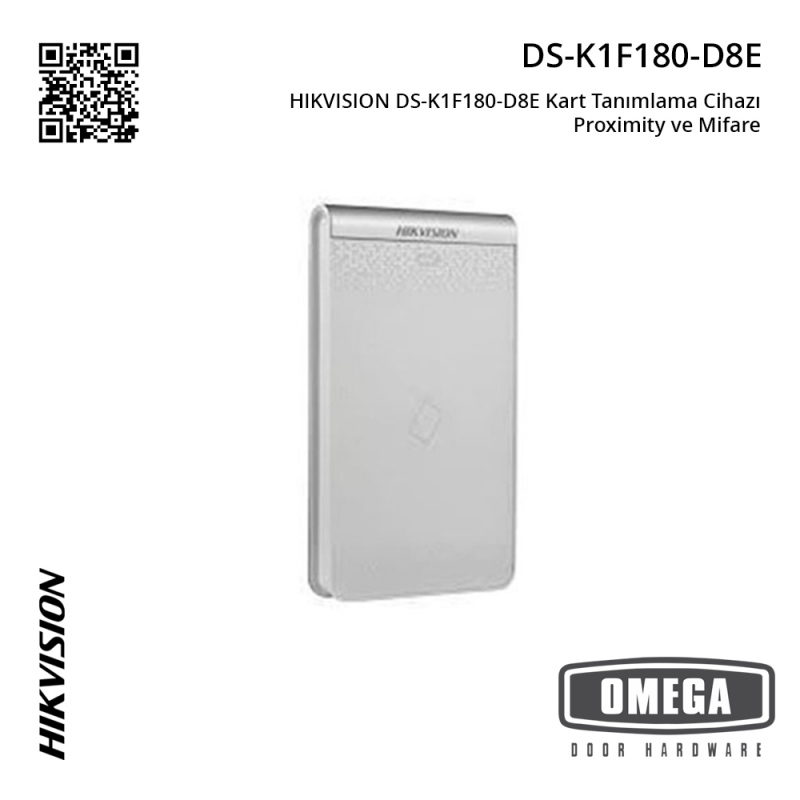 HIKVISION DS-K1F180-D8E Kart Tanımlama Cihazı Proximity ve Mifare