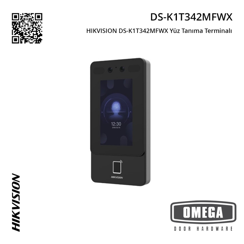 HIKVISION DS-K1T342MFWX Yüz Tanıma Terminali