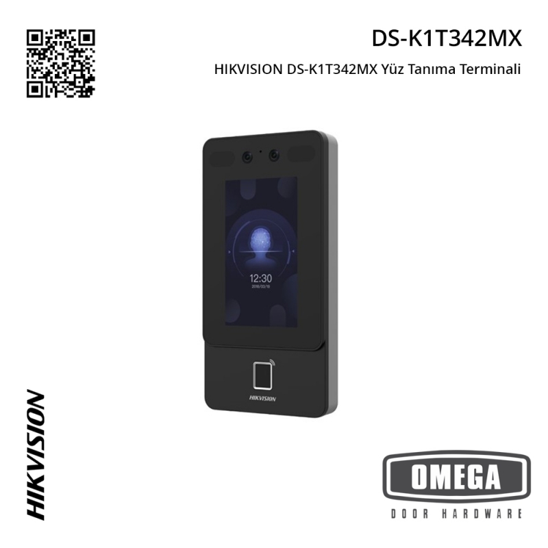 HIKVISION DS-K1T342MX Yüz Tanıma Terminali