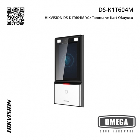 HIKVISION DS-K1T604M Yüz Tanıma ve Kart Okuyucu