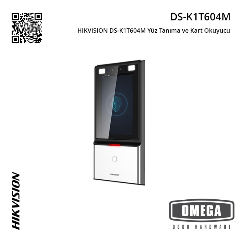 HIKVISION DS-K1T604M Yüz Tanıma ve Kart Okuyucu