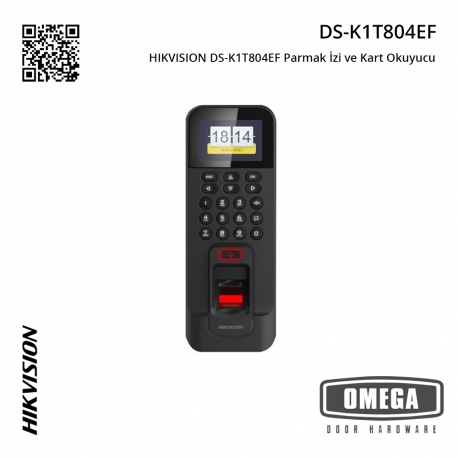 HIKVISION DS-K1T804EF Parmak İzi ve Kart Okuyucu