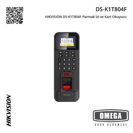 HIKVISION DS-K1T804F Parmak İzi ve Kart Okuyucu
