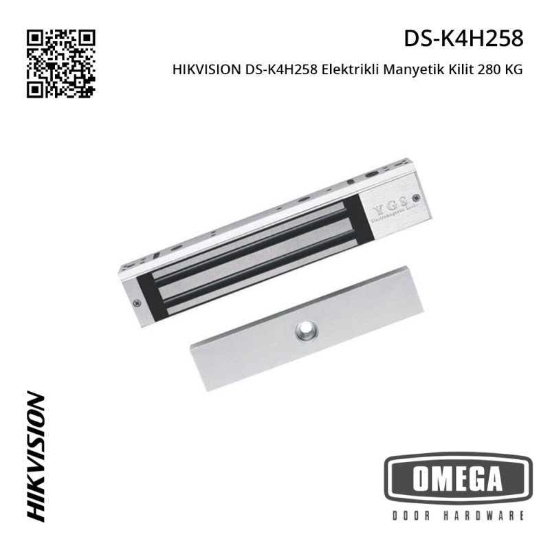 HIKVISION DS-K4H258 Elektrikli Manyetik Kilit 280 KG