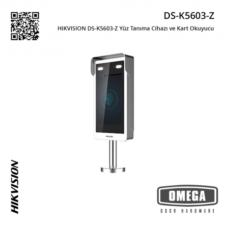 HIKVISION DS-K5603-Z Yüz Tanıma Cihazı ve Kart Okuyucu