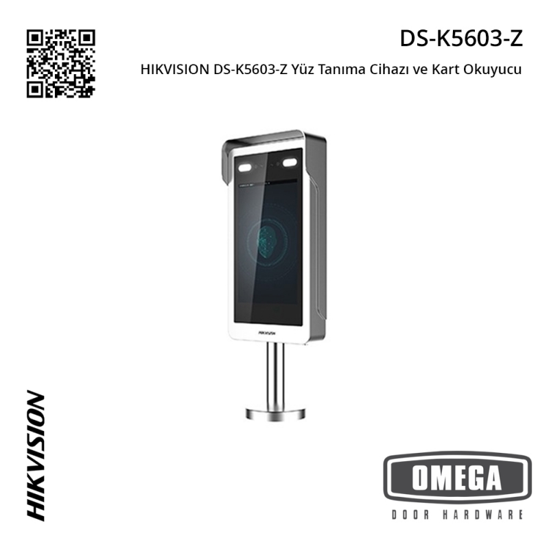 HIKVISION DS-K5603-Z Yüz Tanıma Cihazı ve Kart Okuyucu