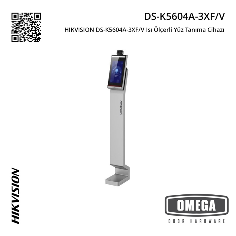 HIKVISION DS-K5604A-3XF/V Isı Ölçerli Yüz Tanıma Cihazı