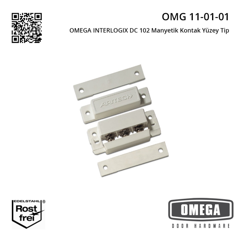 OMEGA INTERLOGIX DC 102 Manyetik Kontak Yüzey Tip