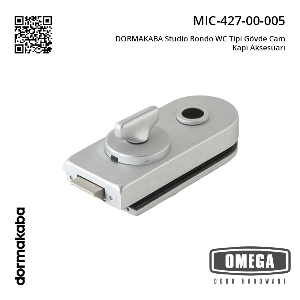 Studio Rondo Latch DORMAKABA Studio Rondo WC Tipi Gövde Cam Kapı Aksesuarı - Omega Door ...