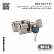 DORMAKABA Kaba experT Plus 68 - 71 mm İkiz Ortak Anahtarlı Biri Mandallı Çelik Kapı Kilit Göbeği