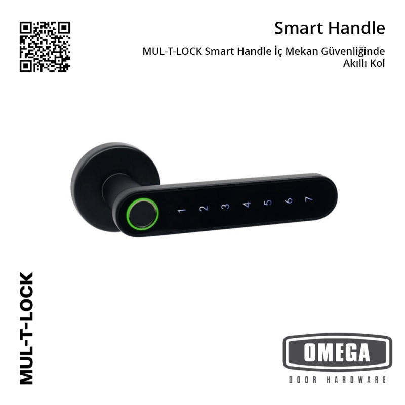 MUL-T-LOCK Smart Handle İç Mekan Güvenliğinde Akıllı Kol