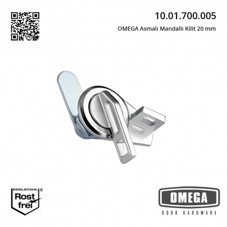 OMEGA Asmalı Mandallı Kilit 20 mm