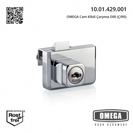 OMEGA Cam Kilidi Çarpma Dilli (Çiftli)