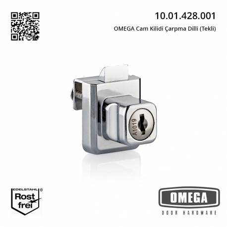 OMEGA Cam Kilidi Çarpma Dilli (Tekli)