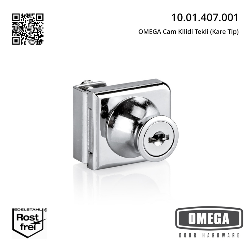 OMEGA Cam Kilidi Tekli (Kare Tip)