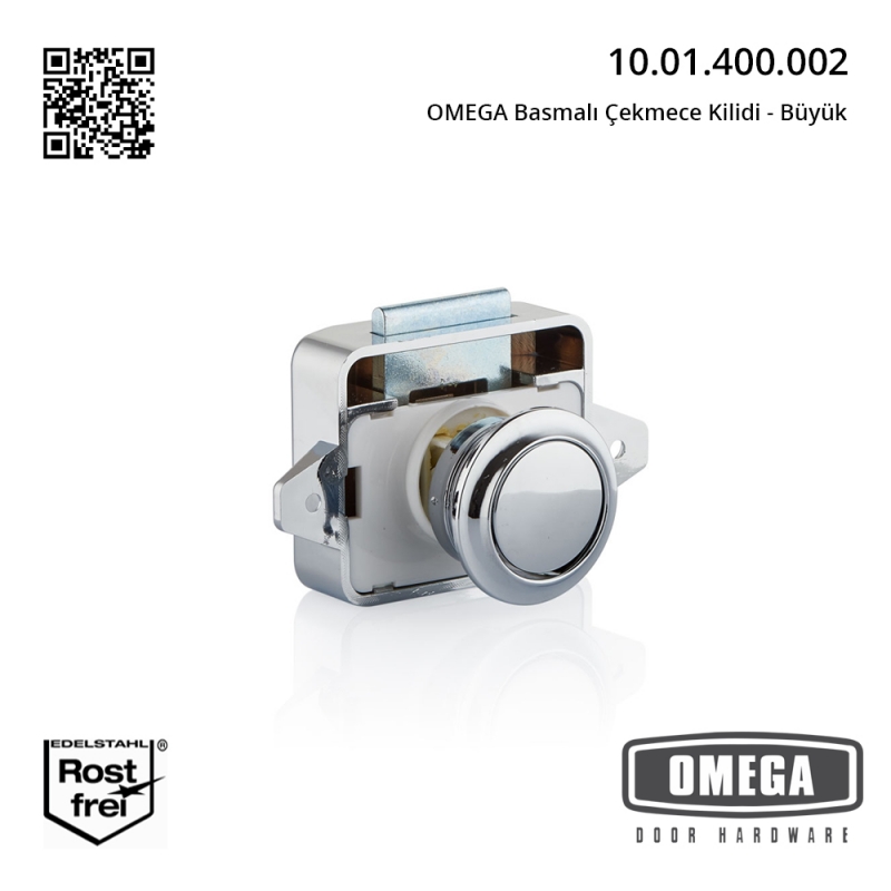 OMEGA Basmalı Çekmece Kilidi - Büyük