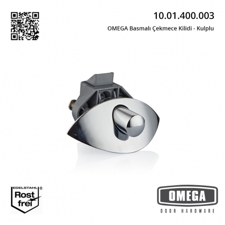 OMEGA Basmalı Çekmece Kilidi - Kulplu