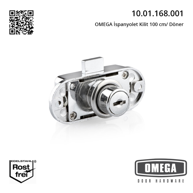 OMEGA İspanyolet Kilit 100 cm/ Döner