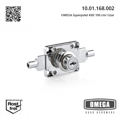 OMEGA İspanyolet Kilit 100 cm/ Uzar