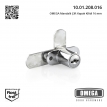 OMEGA Mandallı Çift Kapak Kilidi 16 mm