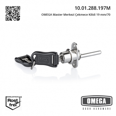 OMEGA Master Merkezi Çekmece Kilidi 19 mm/70