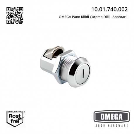 OMEGA Pano Kilidi Çarpma Dilli - Anahtarlı