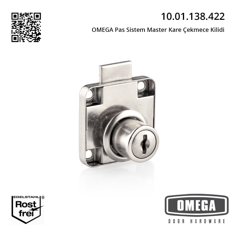 OMEGA Pas Sistem Master Kare Çekmece Kilidi