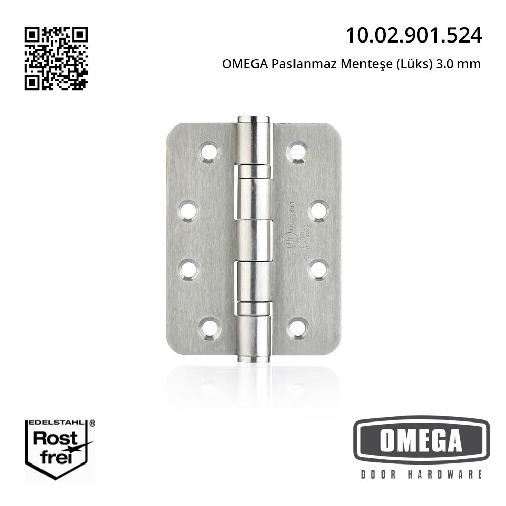 OMEGA Paslanmaz Menteşe (Lüks) 3.0 mm