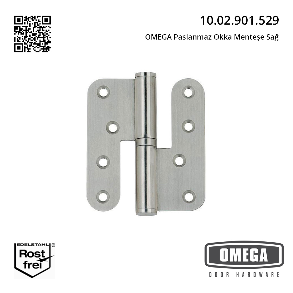 OMEGA Paslanmaz Okka Menteşe Sağ