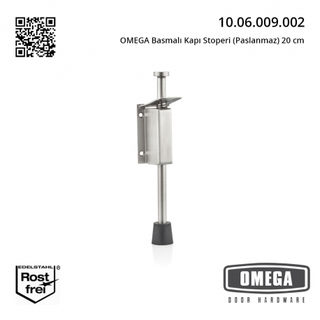 OMEGA Basmalı Kapı Stoperi (Paslanmaz) 20 cm