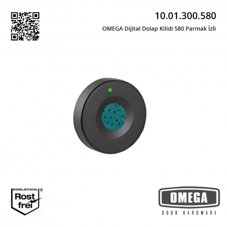OMEGA Dijital Dolap Kilidi 580 Parmak İzli