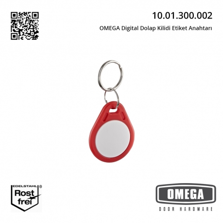 OMEGA Digital Dolap Kilidi Etiket Anahtarı