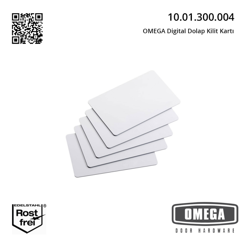 OMEGA Digital Dolap Kilit Kartı