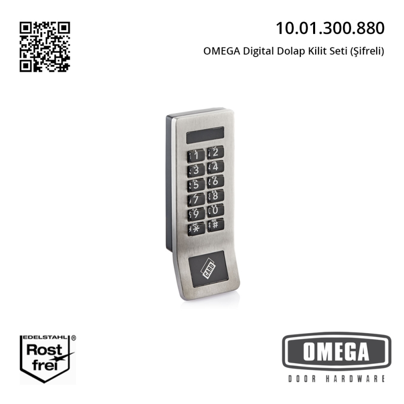OMEGA Digital Dolap Kilit Seti (Şifreli)